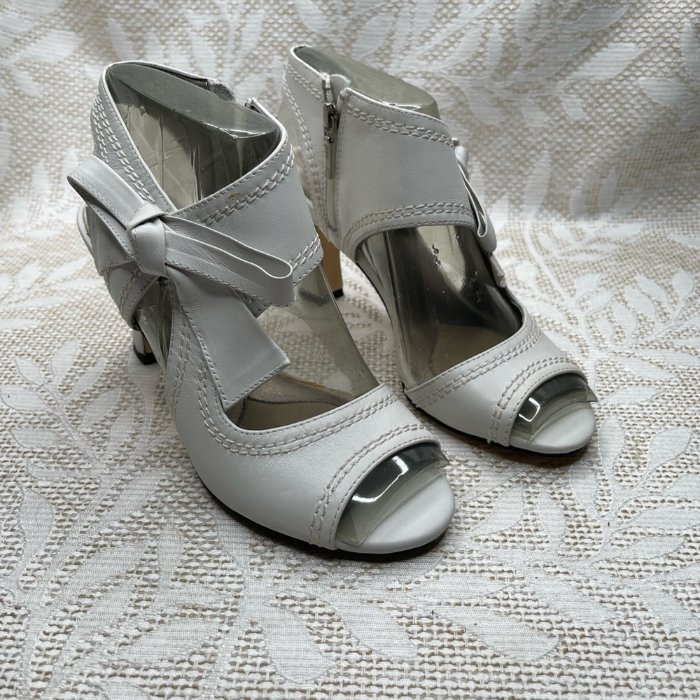 Array Charlie Slingback Women’s Pumps Dress Sandal Bow Wedding Shoes 5.5 New
